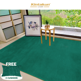 Kintakun Luxury - Karpet Selimut 150x200cm Halus & Lembut - AIDEN (GREEN)