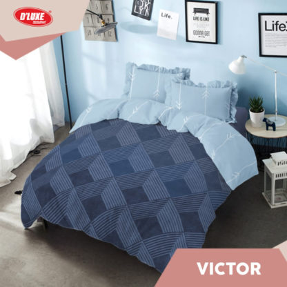 Bed Cover King 180x200 Tinggi 30 Kintakun 3D D'luxe - Victor