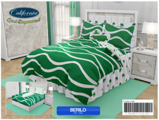 Bed Cover California Ukuran King Set motif Berilo