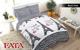 Bed Cover King FATA Black Paris