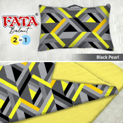 Balmut / Bantal selimut FATA Motif Black Pearl