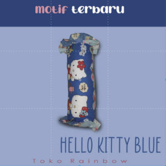 Bantal Gendang Set - Hello Kitty Blue