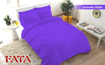 Bed Cover FATA Single Polos Embosed - Lavender Violet